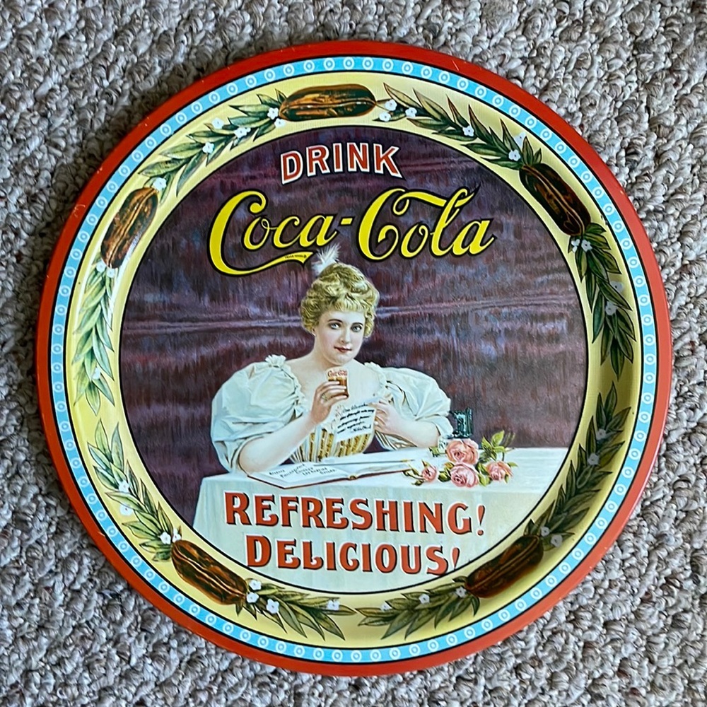 Coca Cola metal tray